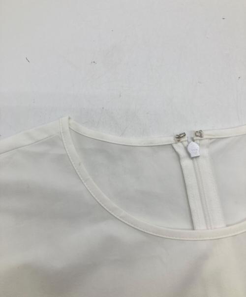 LE PHIL（ル フィル）LE PHIL (ル フィル) サークルオーバーブラウス 534-3110012 ホワイト サイズ:FREEの古着・服飾アイテム