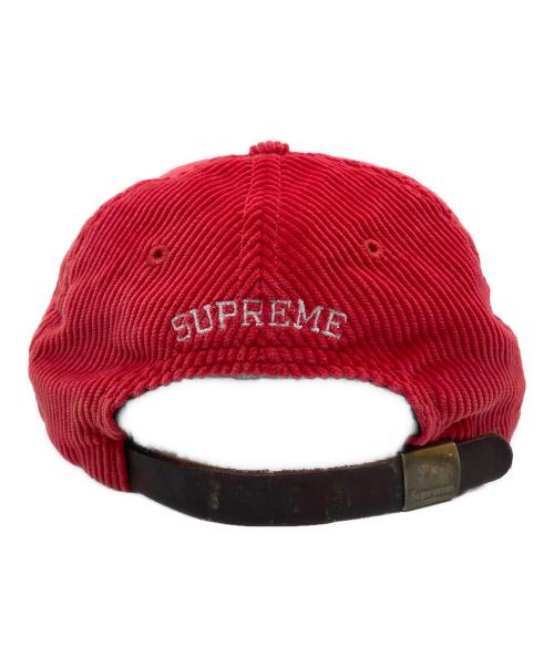SUPREME（シュプリーム）Supreme (シュプリーム) Corduroy S Logo 6Panel Cap レッドの古着・服飾アイテム