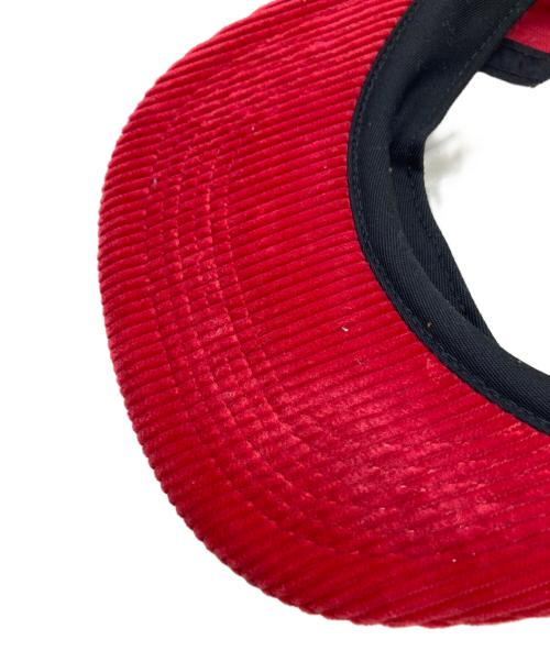 SUPREME（シュプリーム）Supreme (シュプリーム) Corduroy S Logo 6Panel Cap レッドの古着・服飾アイテム