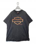 HARLEY-DAVIDSONハーレーダビッドソン）の古着「00s プリントTシャツ」｜ブラック