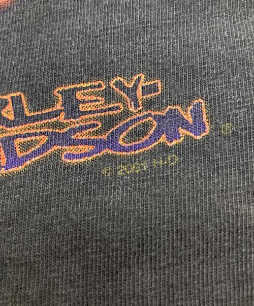 HARLEY-DAVIDSON（ハーレーダビッドソン）HARLEY-DAVIDSON (ハーレーダビッドソン) 00s プリントTシャツ ブラック サイズ:Lの古着・服飾アイテム