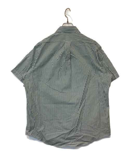 POLO RALPH LAUREN（ポロ・ラルフローレン）POLO RALPH LAUREN (ポロ・ラルフローレン) 半袖ストライプシャツ グリーン サイズ:Lの古着・服飾アイテム