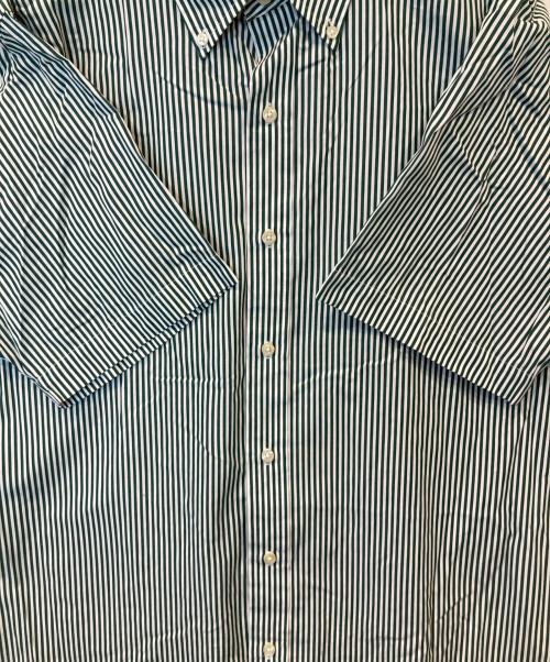 POLO RALPH LAUREN（ポロ・ラルフローレン）POLO RALPH LAUREN (ポロ・ラルフローレン) 半袖ストライプシャツ グリーン サイズ:Lの古着・服飾アイテム