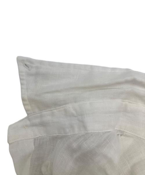 POLO RALPH LAUREN（ポロ・ラルフローレン）POLO RALPH LAUREN (ポロ・ラルフローレン) リネンシャツ ホワイト サイズ:Lの古着・服飾アイテム