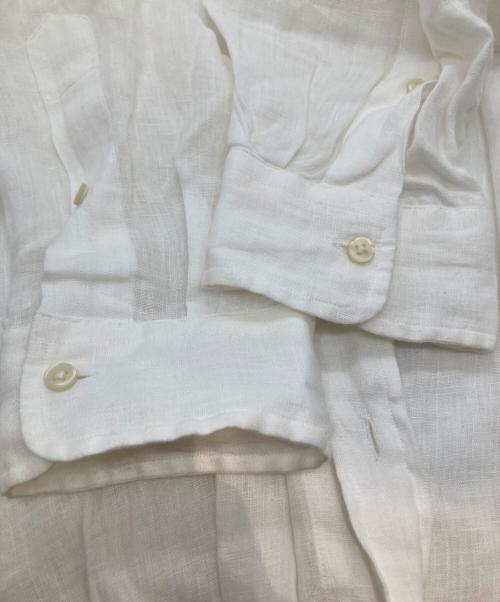 POLO RALPH LAUREN（ポロ・ラルフローレン）POLO RALPH LAUREN (ポロ・ラルフローレン) リネンシャツ ホワイト サイズ:Lの古着・服飾アイテム