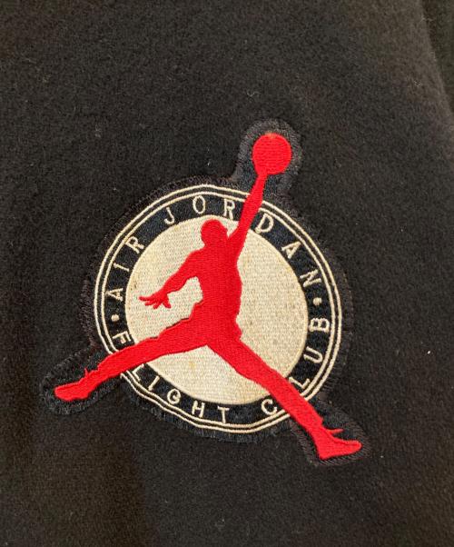 NIKE（ナイキ）NIKE (ナイキ) 袖レザースタジャン ブラック×ホワイト サイズ:Lの古着・服飾アイテム