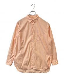 ULTERIOR（アルテリア）の古着「MICRO GRAPH CHECK POPLIN SHIRT　ULSH49-HA162-B」｜オレンジ