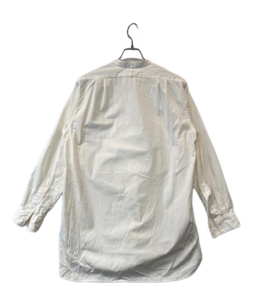 HEUGN（ユーゲン）HEUGN (ユーゲン) コットンポプリンバンドカラーシャツ SHIRT013 アイボリー サイズ:2の古着・服飾アイテム