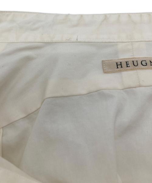 HEUGN（ユーゲン）HEUGN (ユーゲン) コットンポプリンバンドカラーシャツ SHIRT013 アイボリー サイズ:2の古着・服飾アイテム