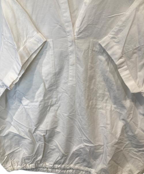 JOURNAL STANDARD（ジャーナルスタンダード）JOURNAL STANDARD (ジャーナルスタンダード) ハードマンズリネンコットンフレンチスリーブスキッパーシャツ 24050400908220 ホワイト サイズ:FREEの古着・服飾アイテム