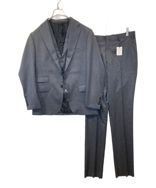 BLACK LABEL CRESTBRIDGE（ブラックレーベル クレストブリッジ）BLACK LABEL CRESTBRIDGE (ブラックレーベル クレストブリッジ) 3ピースセットアップスーツ　51H00-999-98 グレー サイズ:38L 未使用品の古着・服飾アイテム