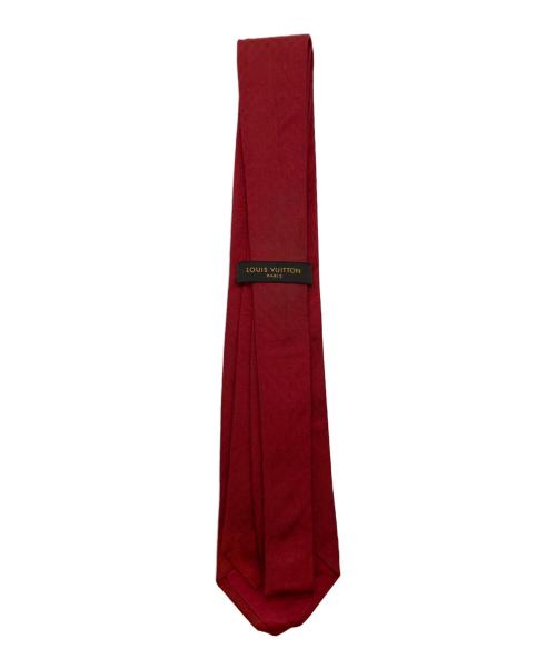 LOUIS VUITTON（ルイ ヴィトン）LOUIS VUITTON (ルイ ヴィトン) モノグラムシルクネクタイ　M67993 レッド サイズ:不明の古着・服飾アイテム