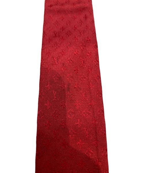 LOUIS VUITTON（ルイ ヴィトン）LOUIS VUITTON (ルイ ヴィトン) モノグラムシルクネクタイ　M67993 レッド サイズ:不明の古着・服飾アイテム