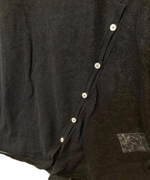 edition（エディション）Edition (エディション) シアーアシンメトリートップス 34-02-41-02007 ブラック サイズ:FREEの古着・服飾アイテム