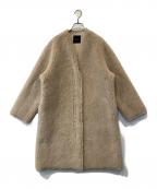 anuansアニュアンス）の古着「ボンディングボアコート 1522600816-1」｜ベージュ