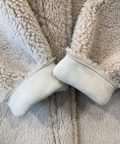 anuans（アニュアンス）anuans (アニュアンス) ボンディングボアコート 1522600816-1 ベージュ サイズ:FREEの古着・服飾アイテム