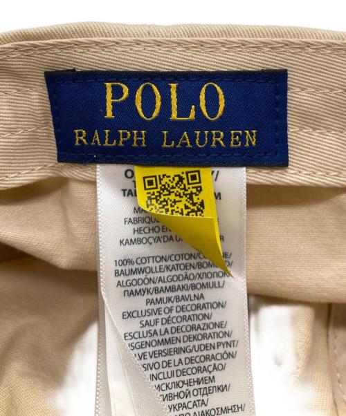 POLO RALPH LAUREN（ポロ・ラルフローレン）POLO RALPH LAUREN (ポロ・ラルフローレン) キャップ ベージュ 未使用品の古着・服飾アイテム