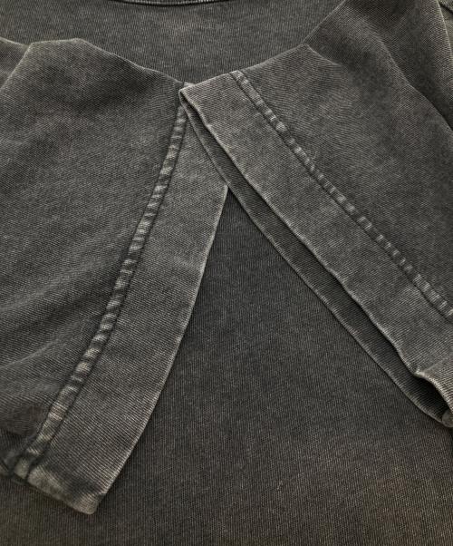 ALEXANDER WANG（アレキサンダー・ワン）ALEXANDER WANG (アレキサンダー・ワン) ハイツイストジャージーアシッドウォッシュTシャツ ブラック サイズ:Sの古着・服飾アイテム