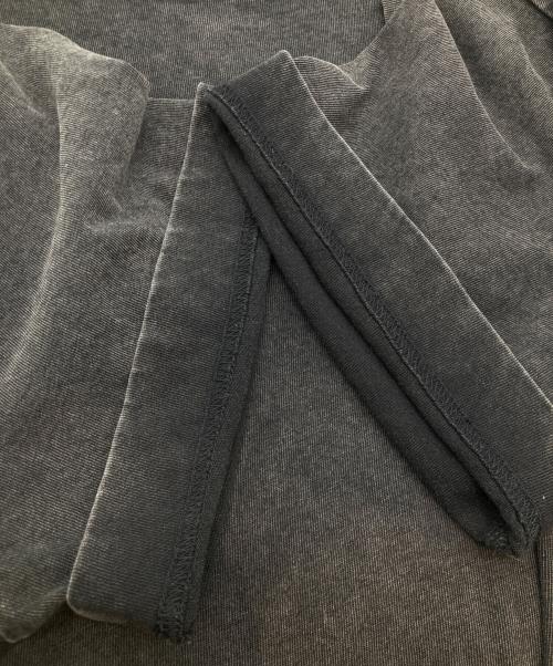 ALEXANDER WANG（アレキサンダー・ワン）ALEXANDER WANG (アレキサンダー・ワン) ハイツイストジャージーアシッドウォッシュTシャツ ブラック サイズ:Sの古着・服飾アイテム