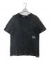 ALEXANDER WANG（アレキサンダー・ワン）の古着「ハイツイストジャージーアシッドウォッシュTシャツ」｜ブラック