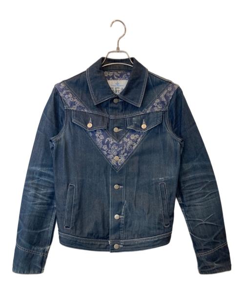Vivienne Westwood man（ヴィヴィアン ウェストウッド マン）Vivienne Westwood man (ヴィヴィアン ウェストウッド マン) デニムジャケット 4445-1501 インディゴ サイズ:44の古着・服飾アイテム