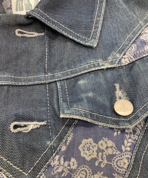 Vivienne Westwood man（ヴィヴィアン ウェストウッド マン）Vivienne Westwood man (ヴィヴィアン ウェストウッド マン) デニムジャケット 4445-1501 インディゴ サイズ:44の古着・服飾アイテム