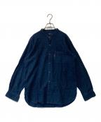 45Rフォーティファイブ・アール）の古着「バンドカラーデニムシャツ」｜インディゴ