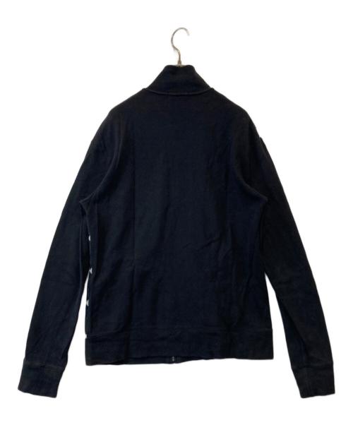 BURBERRY BLACK LABEL（バーバリーブラックレーベル）BURBERRY BLACK LABEL (バーバリーブラックレーベル) ジップアップニット ブラック サイズ:3の古着・服飾アイテム