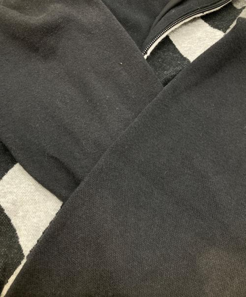 BURBERRY BLACK LABEL（バーバリーブラックレーベル）BURBERRY BLACK LABEL (バーバリーブラックレーベル) ジップアップニット ブラック サイズ:3の古着・服飾アイテム