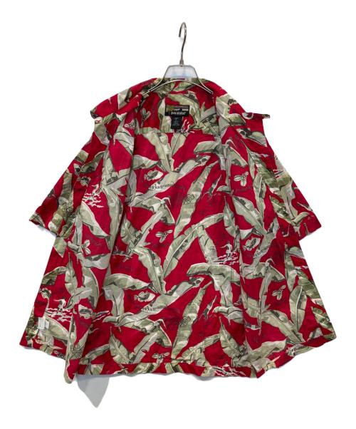 pataloha（パタロハ）pataloha (パタロハ) 90s バナナリーフ柄アロハシャツ レッド サイズ:Sの古着・服飾アイテム