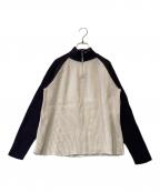 RALPH LAUREN JEANSラルフローレンジーンズ）の古着「ハーフジップニット」｜ベージュ