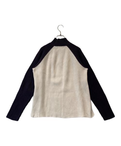 RALPH LAUREN JEANS（ラルフローレンジーンズ）RALPH LAUREN JEANS (ラルフローレンジーンズ) ハーフジップニット ベージュ サイズ:Lの古着・服飾アイテム