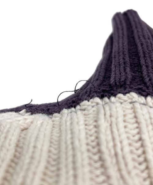 RALPH LAUREN JEANS（ラルフローレンジーンズ）RALPH LAUREN JEANS (ラルフローレンジーンズ) ハーフジップニット ベージュ サイズ:Lの古着・服飾アイテム