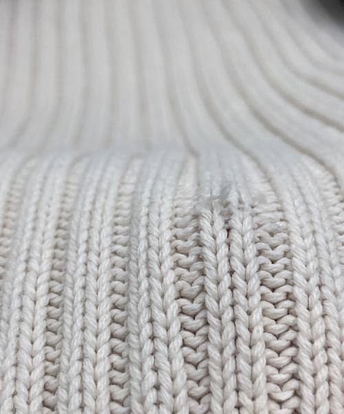 RALPH LAUREN JEANS（ラルフローレンジーンズ）RALPH LAUREN JEANS (ラルフローレンジーンズ) ハーフジップニット ベージュ サイズ:Lの古着・服飾アイテム