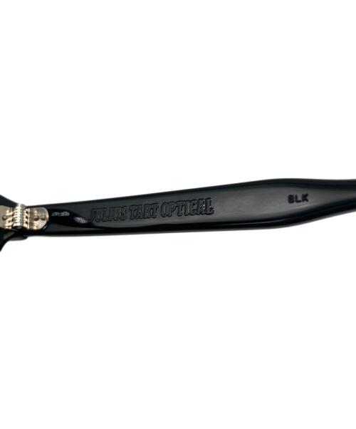 julius tart optical（ジュリアス タート オプティカル）JULIUS TART OPTICAL (ジュリアス タート オプティカル) サングラス　PL-002A ブラック サイズ:SIZE 46-22の古着・服飾アイテム