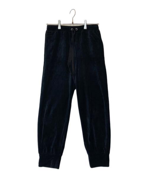 PLAIN PEOPLE（プレインピープル）PLAIN PEOPLE (プレインピープル) ベロアジョガーパンツ A1531UP 006 ブラック サイズ:2の古着・服飾アイテム