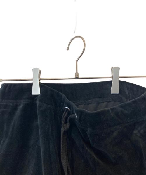 PLAIN PEOPLE（プレインピープル）PLAIN PEOPLE (プレインピープル) ベロアジョガーパンツ A1531UP 006 ブラック サイズ:2の古着・服飾アイテム