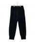 PLAIN PEOPLE（プレインピープル）の古着「ベロアジョガーパンツ A1531UP 006」｜ブラック