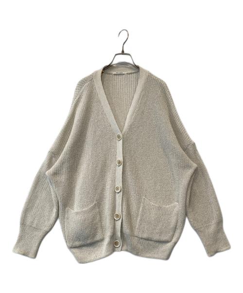 Whim Gazette（ウィムガゼット）Whim Gazette (ウィムガゼット) PAPERカーディガン WGZ1031105A0015 アイボリー サイズ:FREEの古着・服飾アイテム
