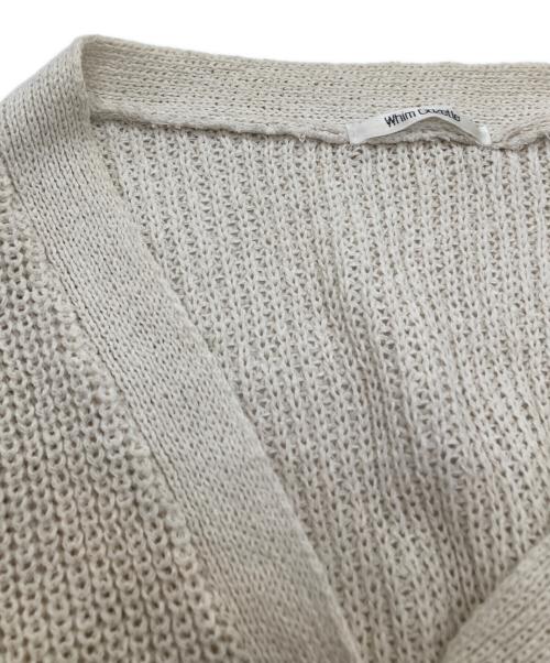 Whim Gazette（ウィムガゼット）Whim Gazette (ウィムガゼット) PAPERカーディガン WGZ1031105A0015 アイボリー サイズ:FREEの古着・服飾アイテム