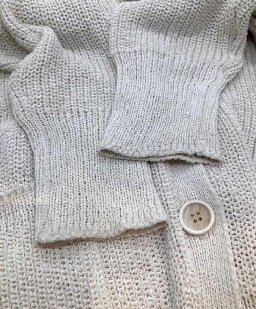 Whim Gazette（ウィムガゼット）Whim Gazette (ウィムガゼット) PAPERカーディガン WGZ1031105A0015 アイボリー サイズ:FREEの古着・服飾アイテム