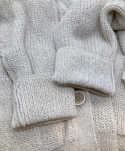 Whim Gazette（ウィムガゼット）Whim Gazette (ウィムガゼット) PAPERカーディガン WGZ1031105A0015 アイボリー サイズ:FREEの古着・服飾アイテム