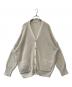 Whim Gazette（ウィムガゼット）の古着「PAPERカーディガン WGZ1031105A0015」｜アイボリー