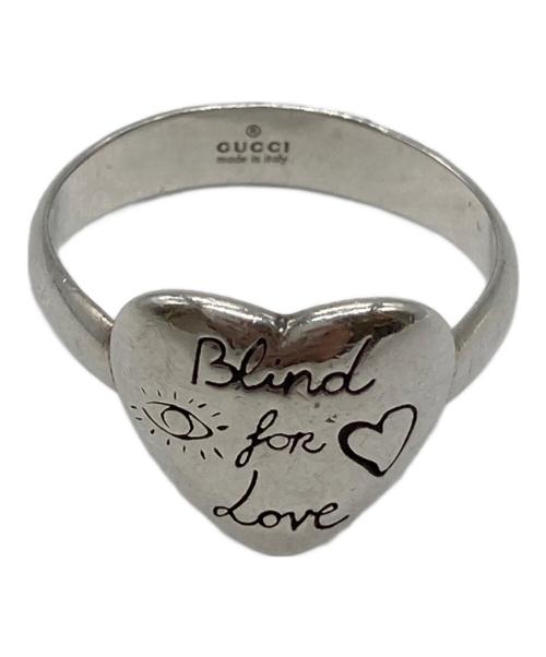 GUCCI（グッチ）GUCCI (グッチ) Blind For Love RING シルバー サイズ:10号の古着・服飾アイテム