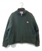 DANTONダントン）の古着「スタンドカラー ウールパイル フリースジャケット DT-A0389 WLP」｜カーキ