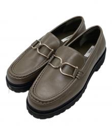 Snidel（スナイデル）の古着「ローファー　SWGS224643」｜オリーブ