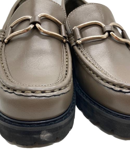 Snidel（スナイデル）Snidel (スナイデル) ローファー　SWGS224643 オリーブ サイズ:Lの古着・服飾アイテム