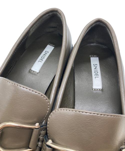 Snidel（スナイデル）Snidel (スナイデル) ローファー　SWGS224643 オリーブ サイズ:Lの古着・服飾アイテム