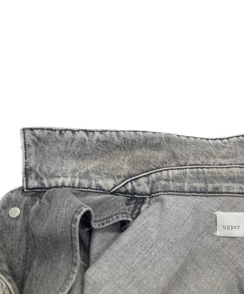upper hights（アッパーハイツ）upper hights (アッパーハイツ) LOOSE JEAN ウォッシュ加工ルーズデニムジャケット 825721 グレーの古着・服飾アイテム