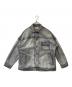 upper hights（アッパーハイツ）の古着「LOOSE JEAN ウォッシュ加工ルーズデニムジャケット 825721」｜グレー
